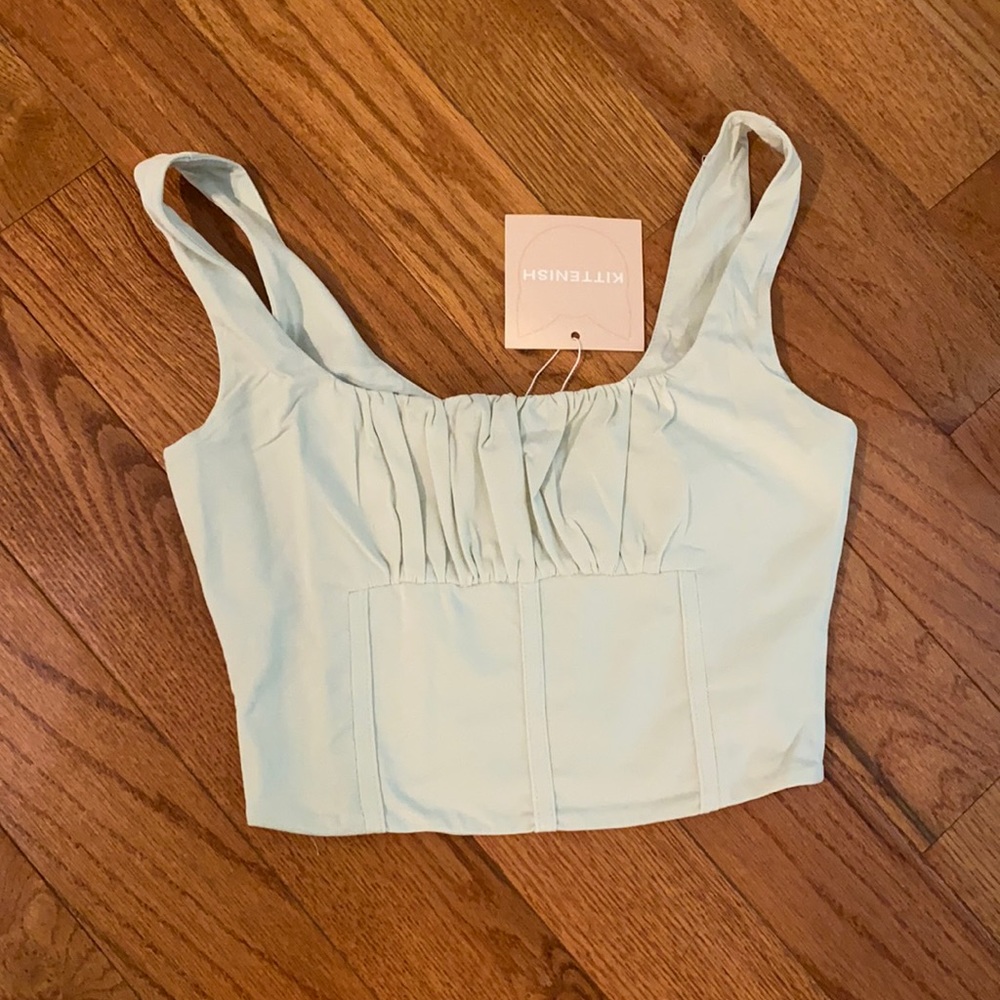 NWT Kittenish Bustier crop tank